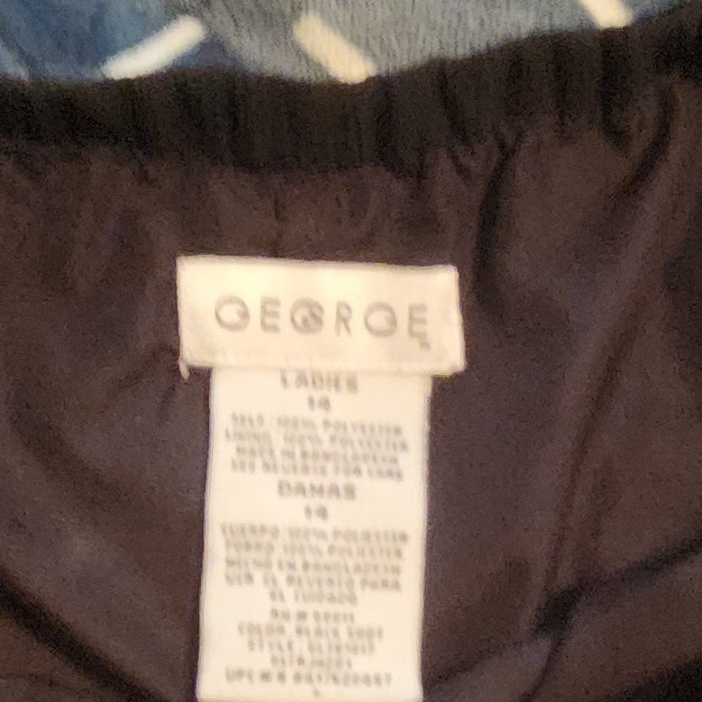 George Sheer Layered A-Line Skirt Knee-Length - Picture 5 of 5